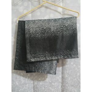 Mainstays Full/Queen Pillow Shams Set Of 2 Black/Silver